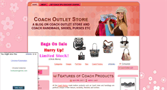 Desktop Screenshot of coachoutletstore.org