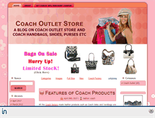 Tablet Screenshot of coachoutletstore.org